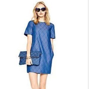 Kate Spade Quilted Denim Dress Size 12